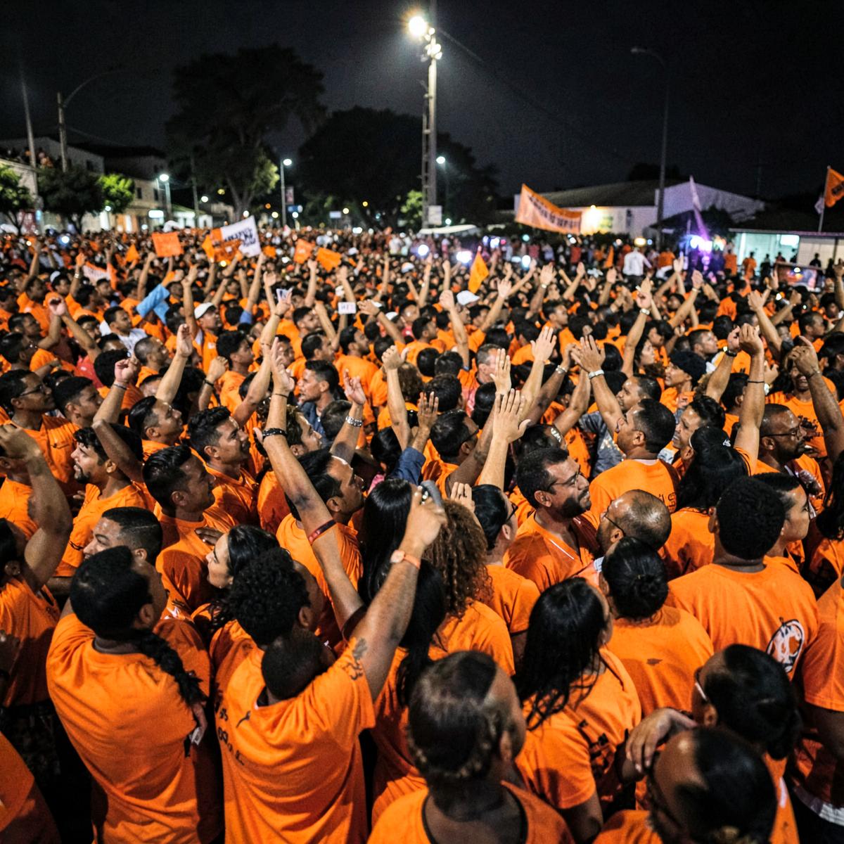 Encontro com apoiadores
